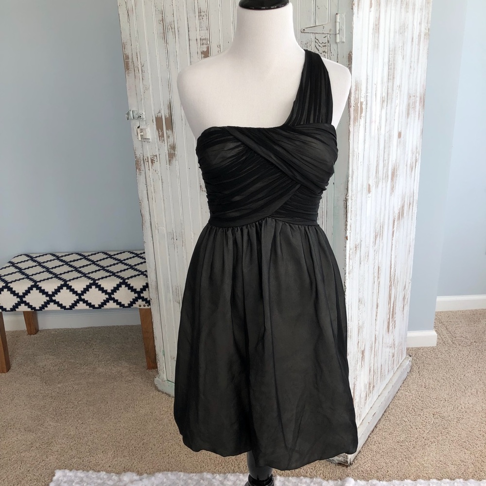 Bebe black silk dress size XS
